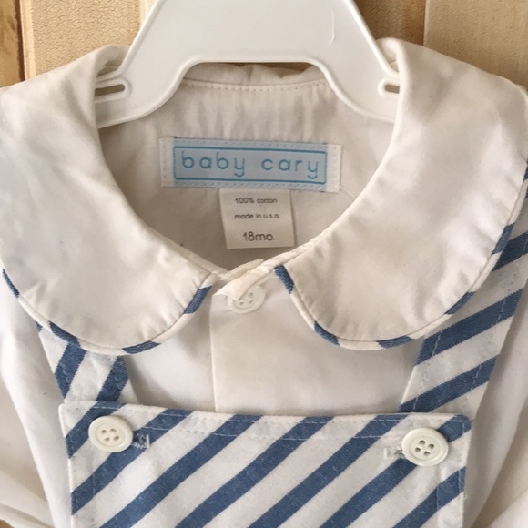 Baby CARY romper-overalls & shirt-18 mo - Picture 2 of 5